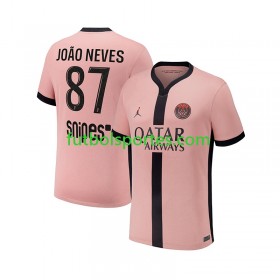 Camiseta Paris Saint Germain Joao Neves 87 Tercera Equipación 2024/2025